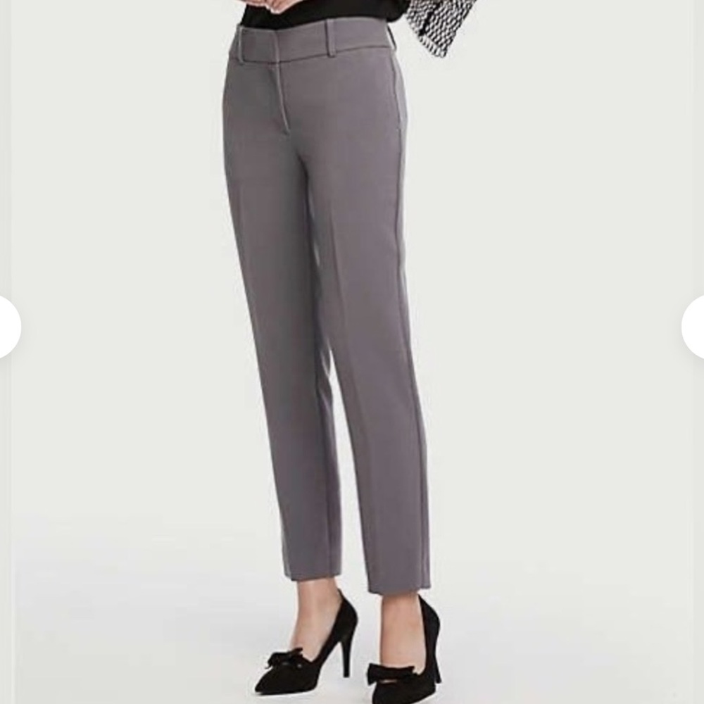 2 Pair * Ann Taylor Factory Signature Gray & White Pants - 2